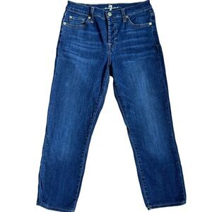 7 For All Mankind Blue Denim Jeans Size 24